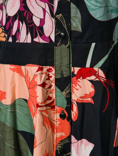 Leo Lin Floral Print Long Dress