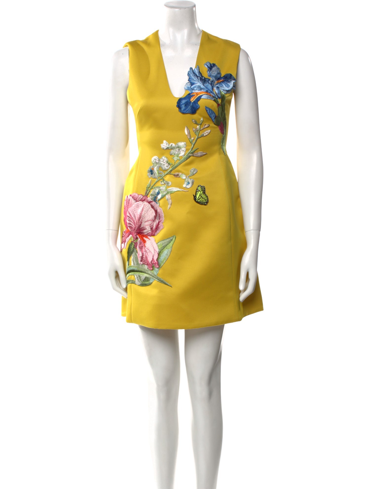 Leo Lin Printed Mini Dress w/ Tags