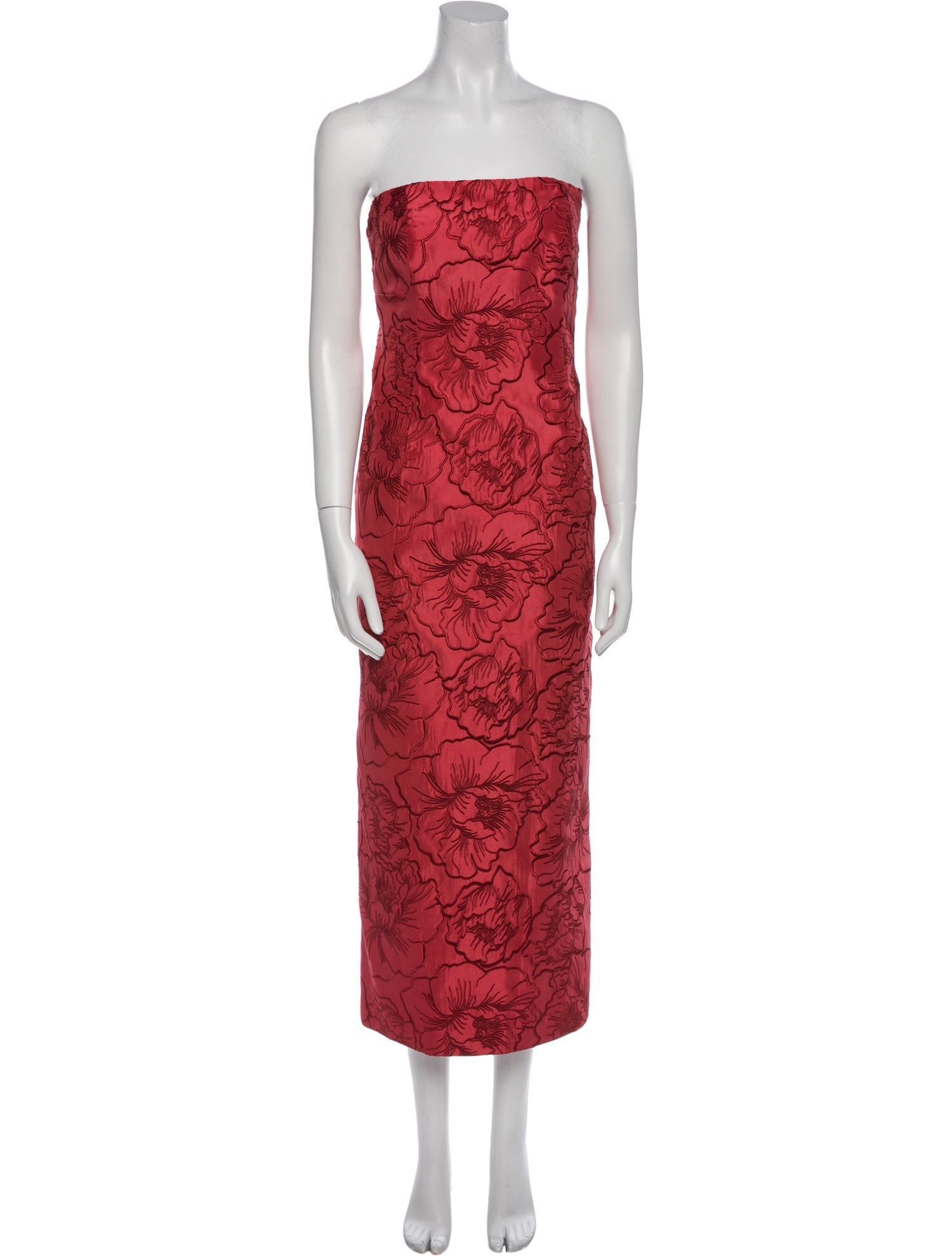 Leo Lin Floral Print Long Dress