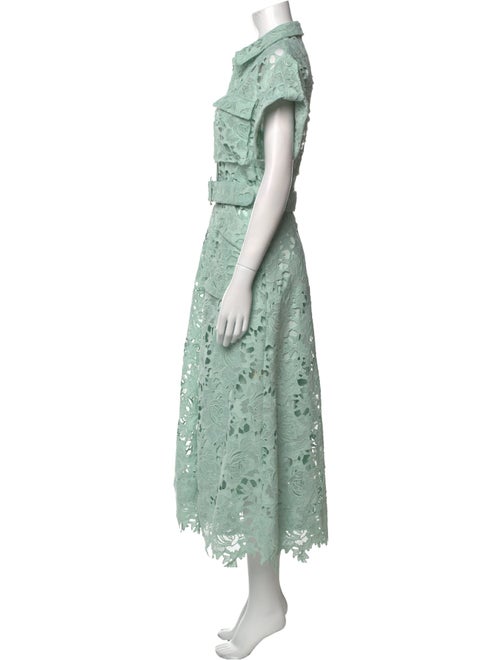 Leo Lin Lace Pattern Long Dress