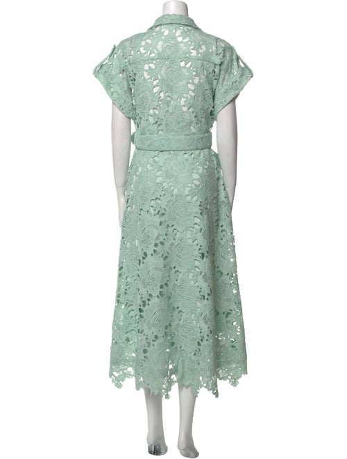 Leo Lin Lace Pattern Long Dress