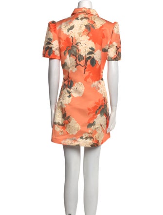 Leo Lin Floral Print Mini Dress