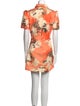 Leo Lin Floral Print Mini Dress