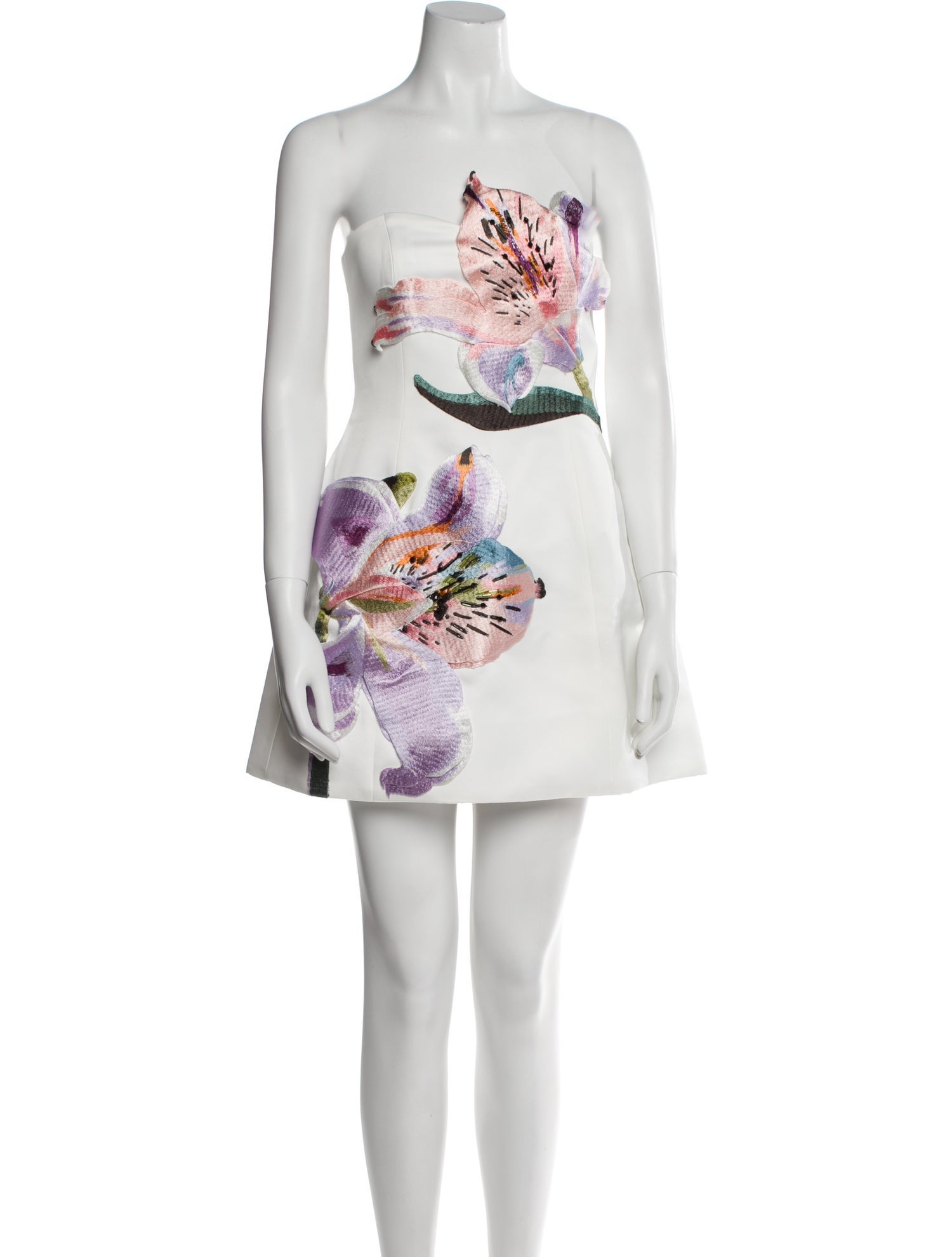 Leo Lin Printed Mini Dress w/ Tags