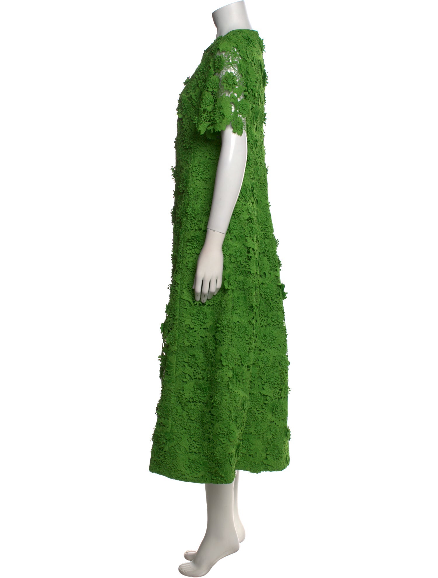 Leo Lin Lace Pattern Long Dress