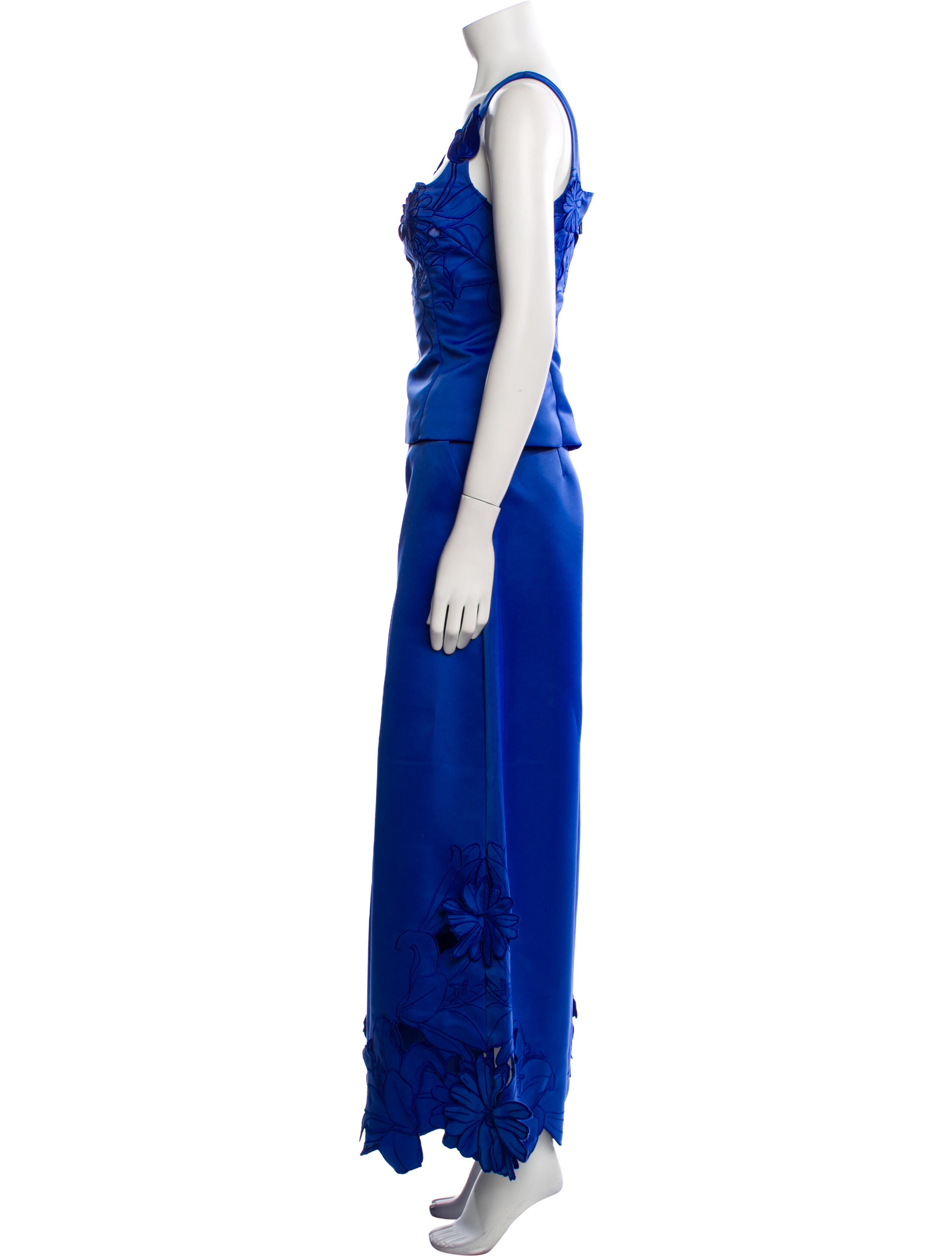 Leo Lin Embroidered Accent Pant Set w/ Tags