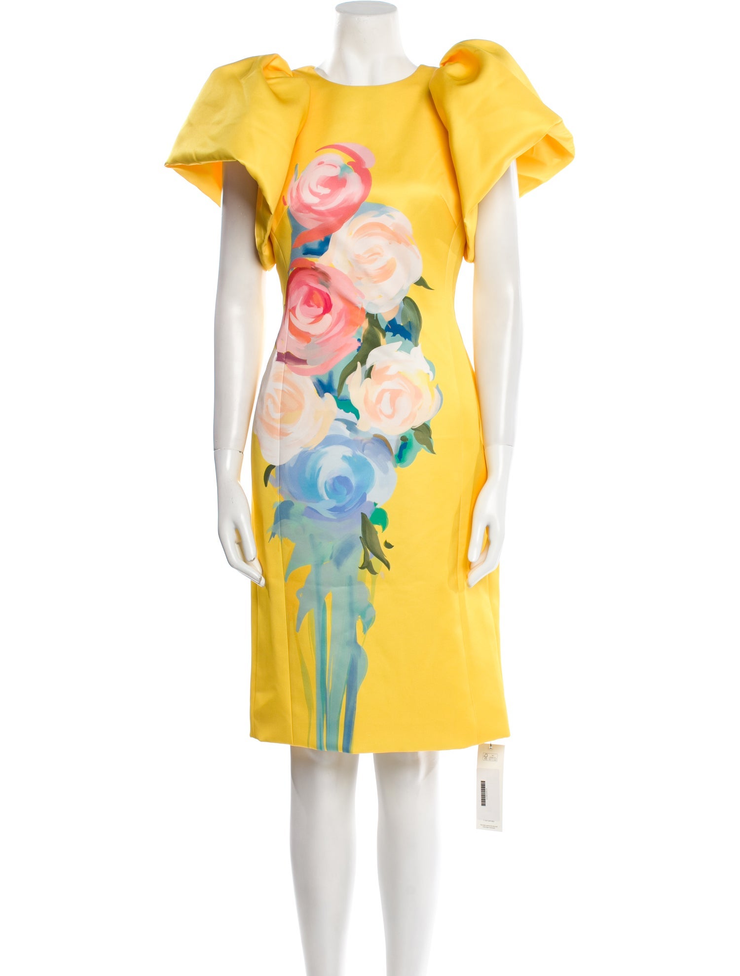 Leo Lin Floral Print Knee-Length Dress w/ Tags