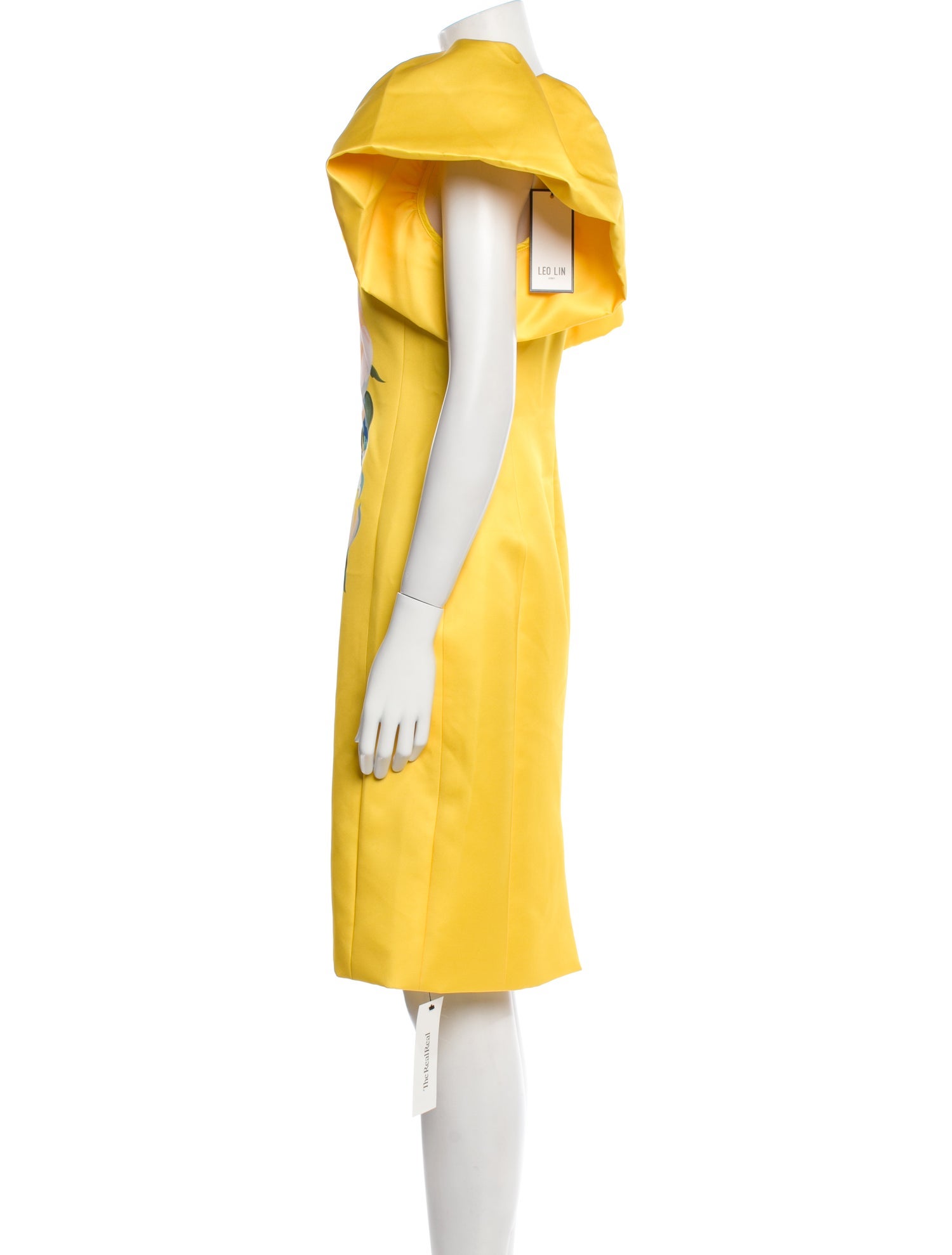 Leo Lin Floral Print Knee-Length Dress w/ Tags