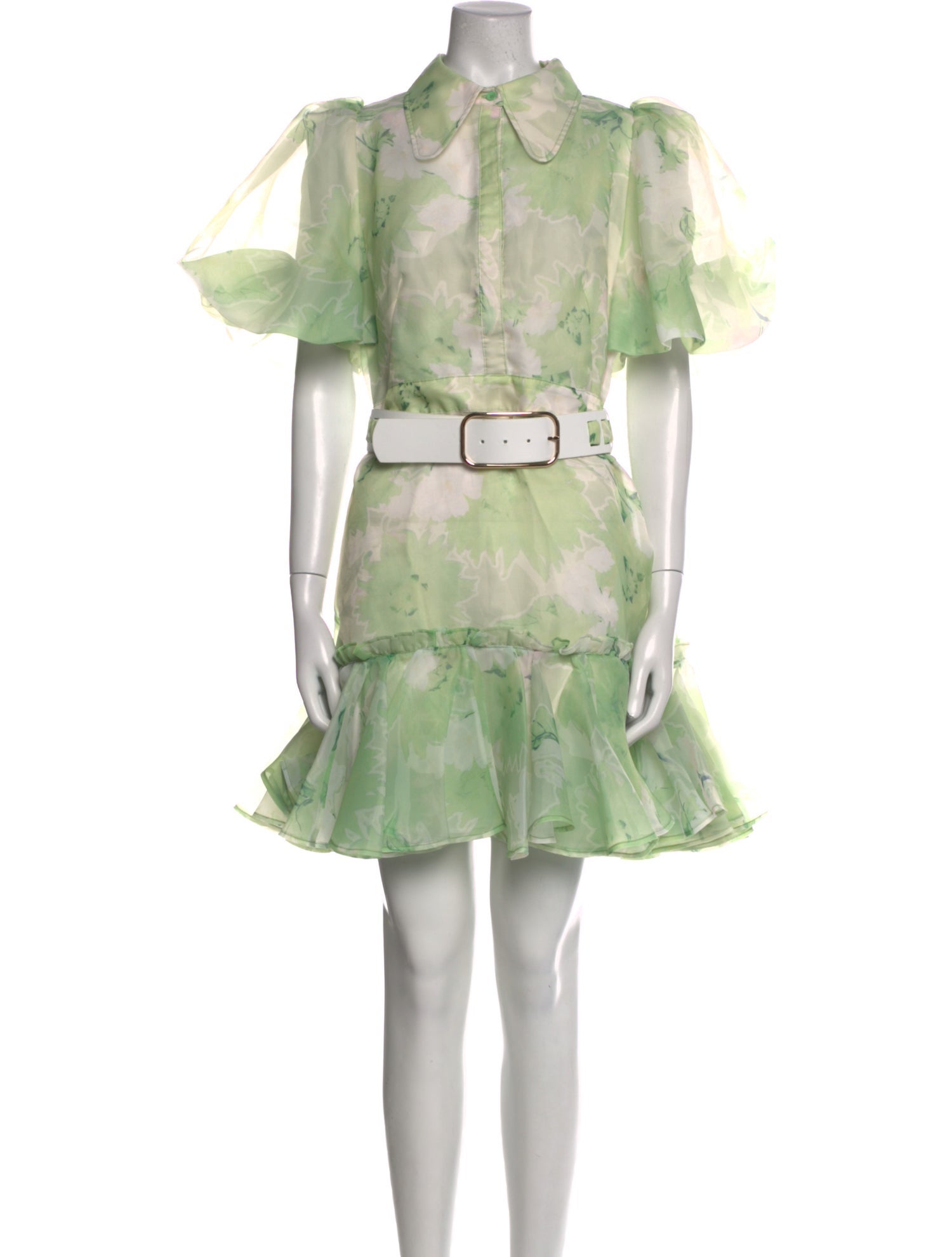 Leo Lin Floral Print Mini Dress