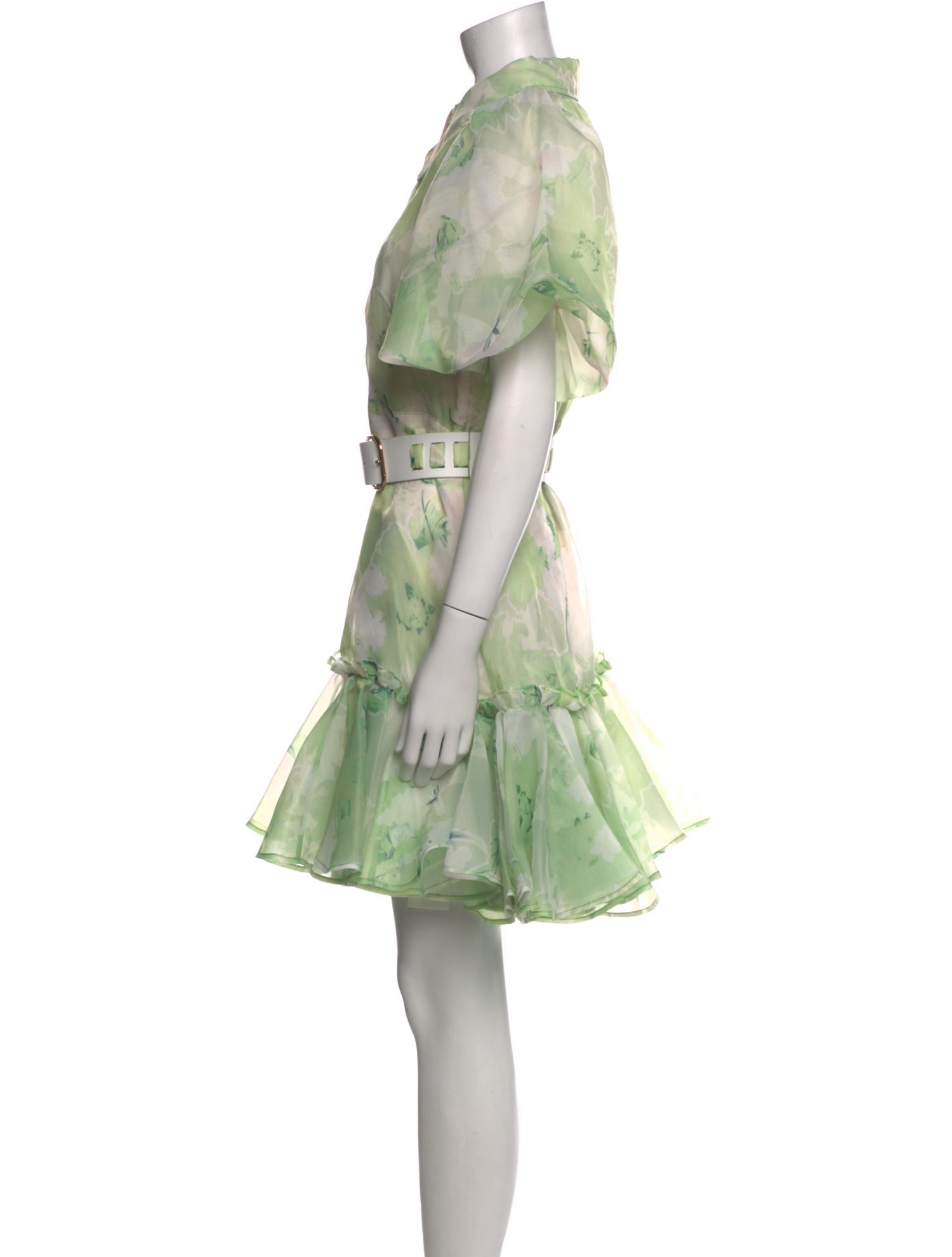 Leo Lin Floral Print Mini Dress