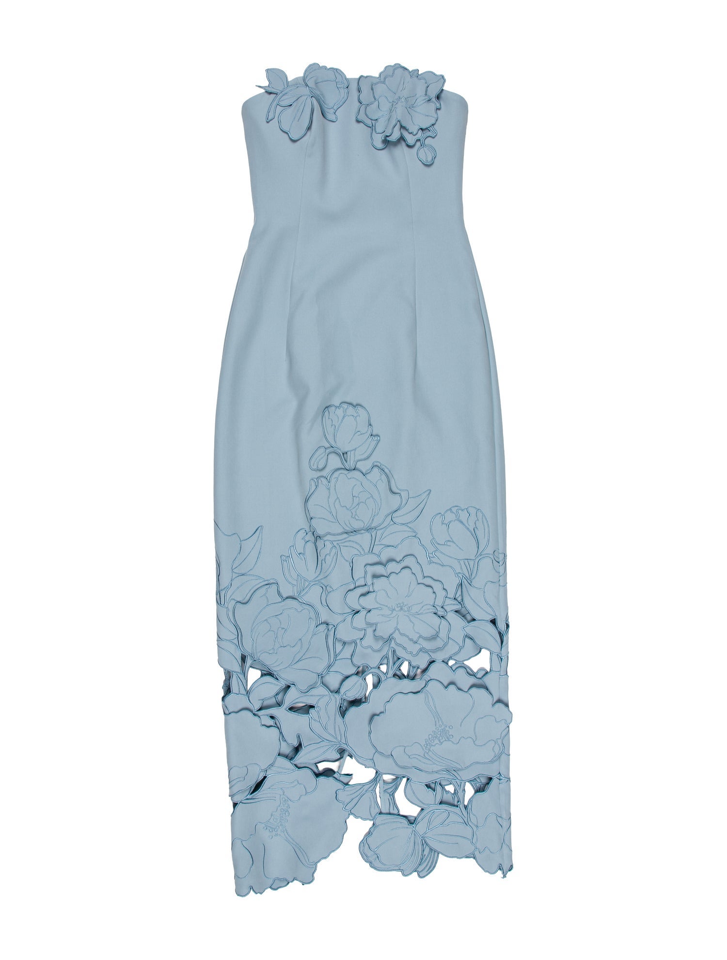 Leo Lin Strapless Long Dress