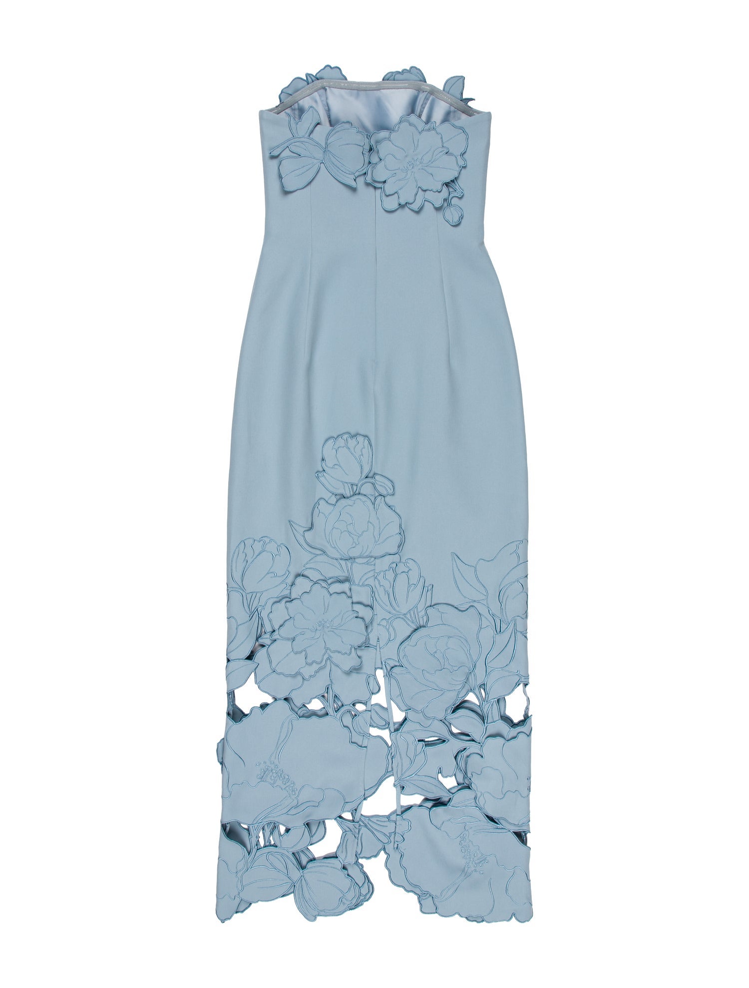 Leo Lin Strapless Long Dress