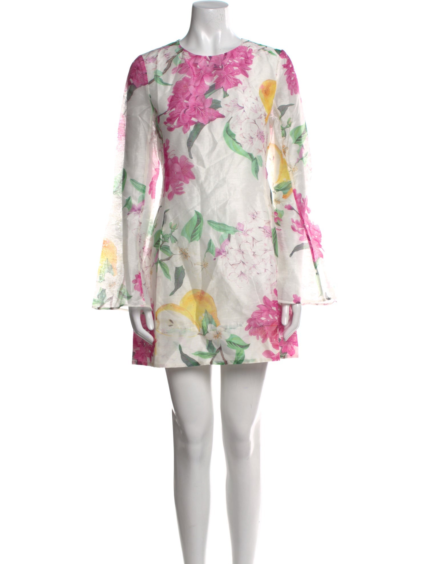Leo Lin Floral Print Mini Dress