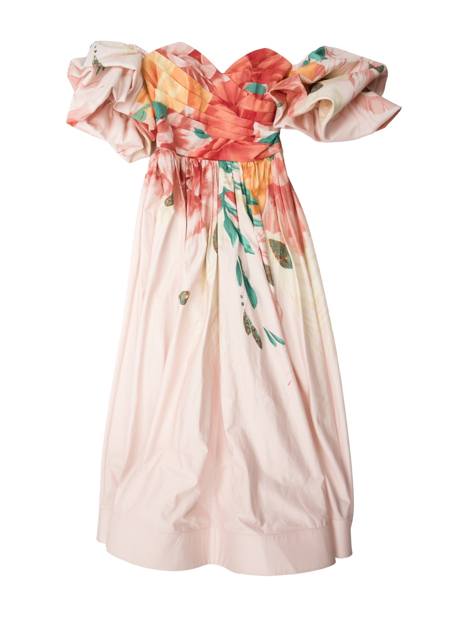 Leo Lin Printed Midi Length Dress