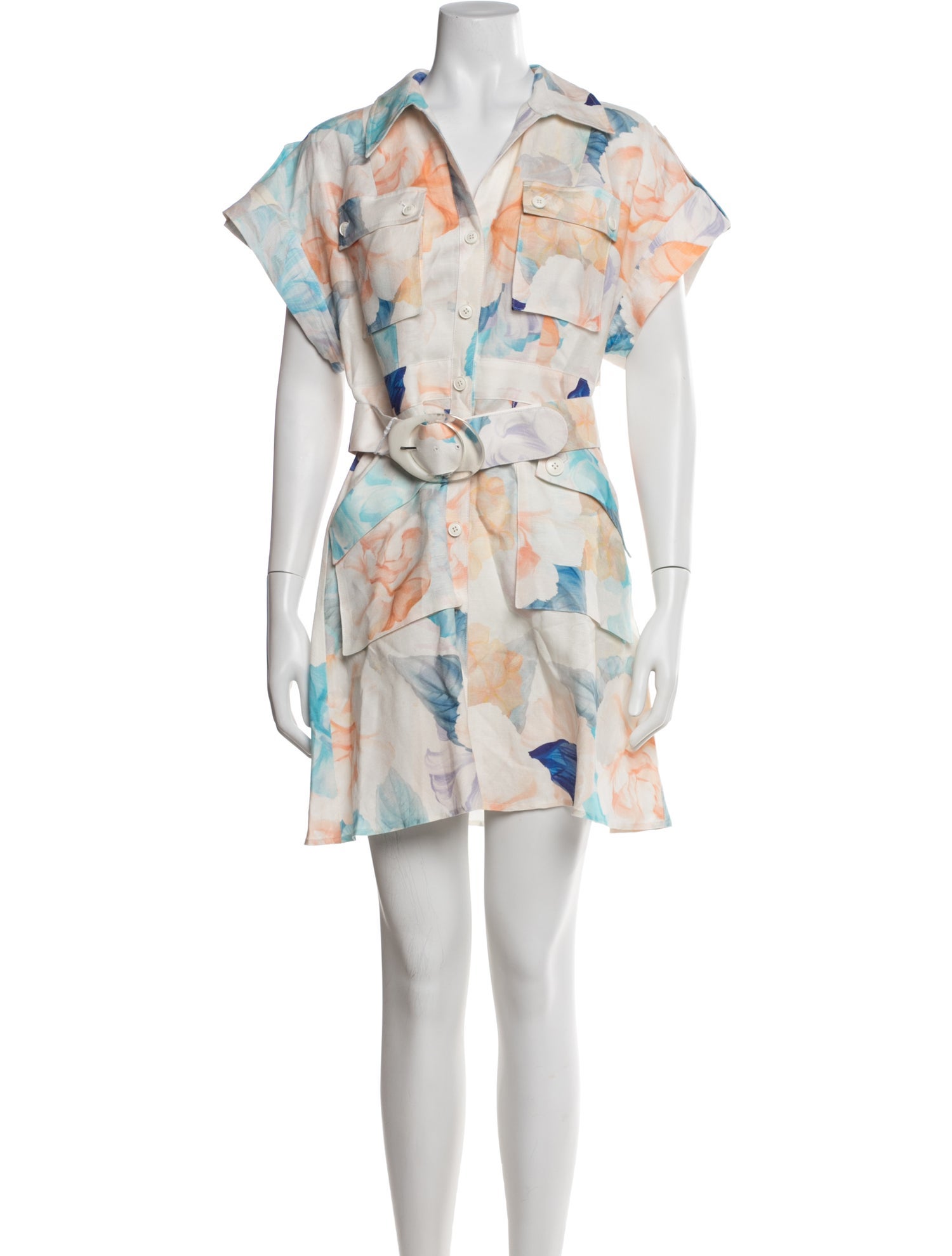 leo lin white mini dress LEO LIN - Dayna Mini Dress