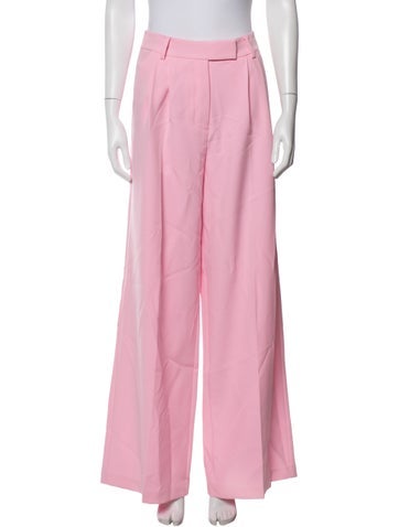 Pre-owned Leo Lin Wide Leg Pants W/ Tags In Pink