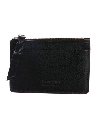 Lotuff Leather Zipper Credit Card Wallet