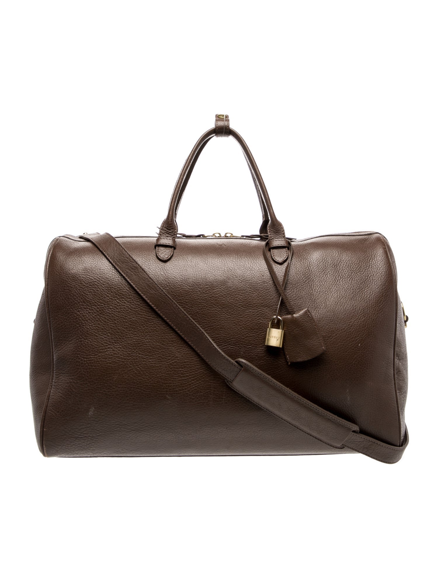 Lotuff Leather Leather Weekender Bag
