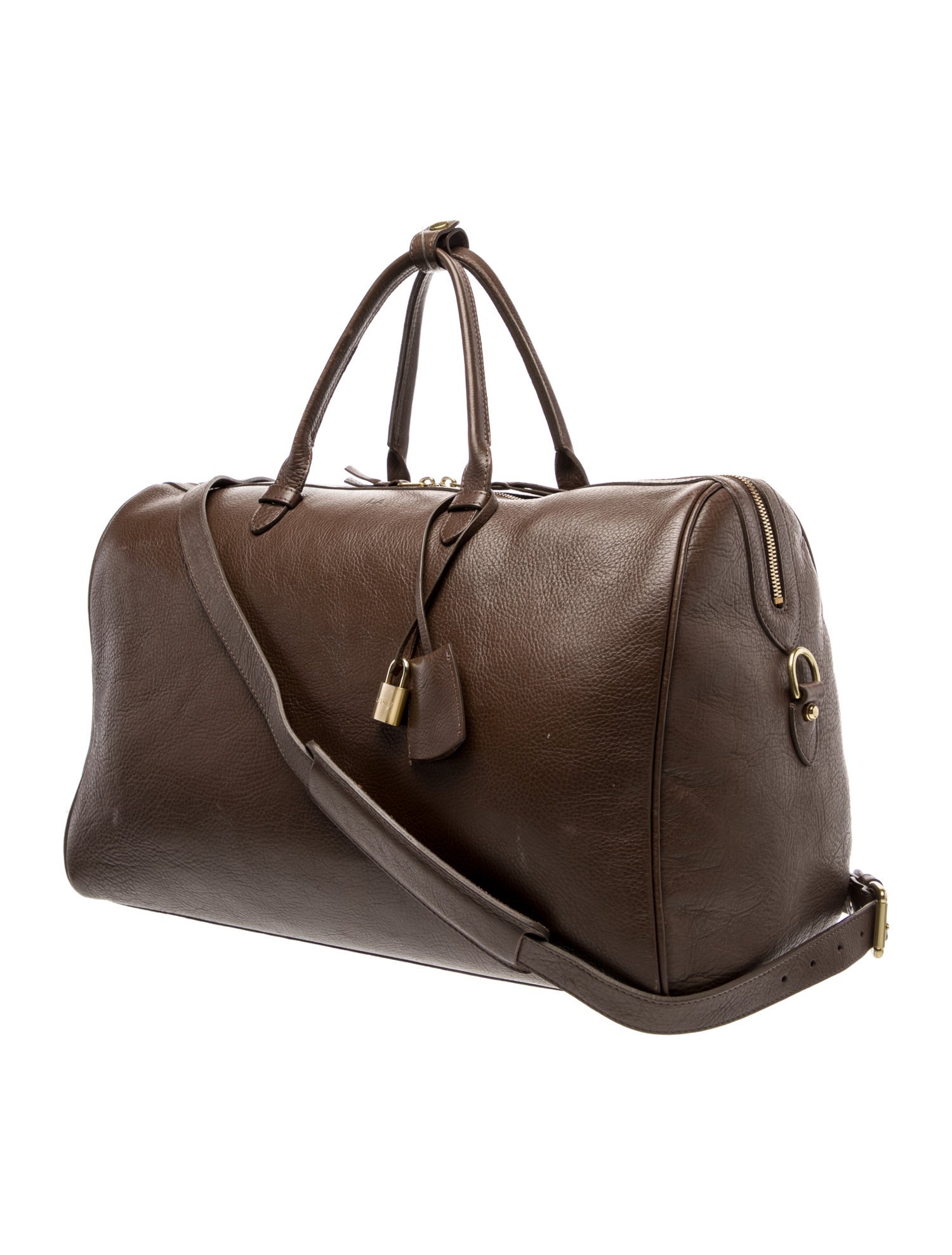 Lotuff Leather Leather Weekender Bag
