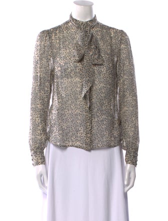 Lyell Silk Printed Blouse
