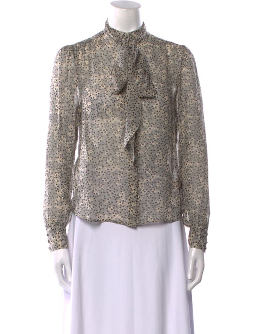 Lyell Silk Printed Blouse