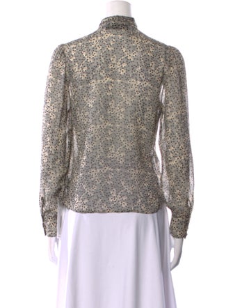 Lyell Silk Printed Blouse