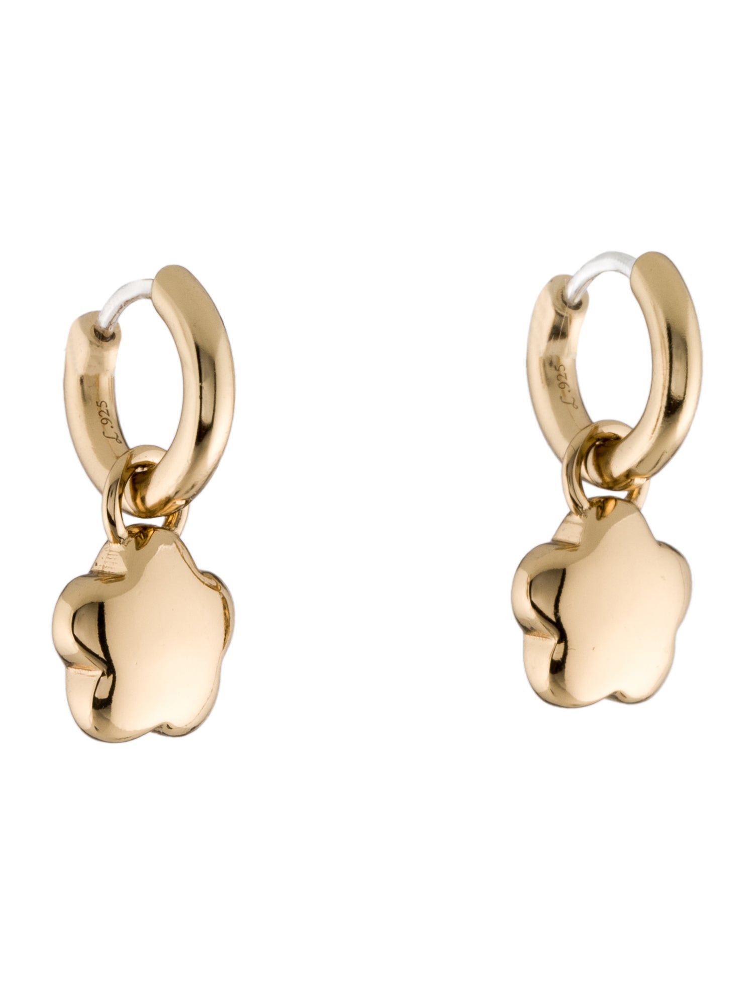 Hermès Faites Vos Jeux Drop Earrings - 18K Yellow Gold
