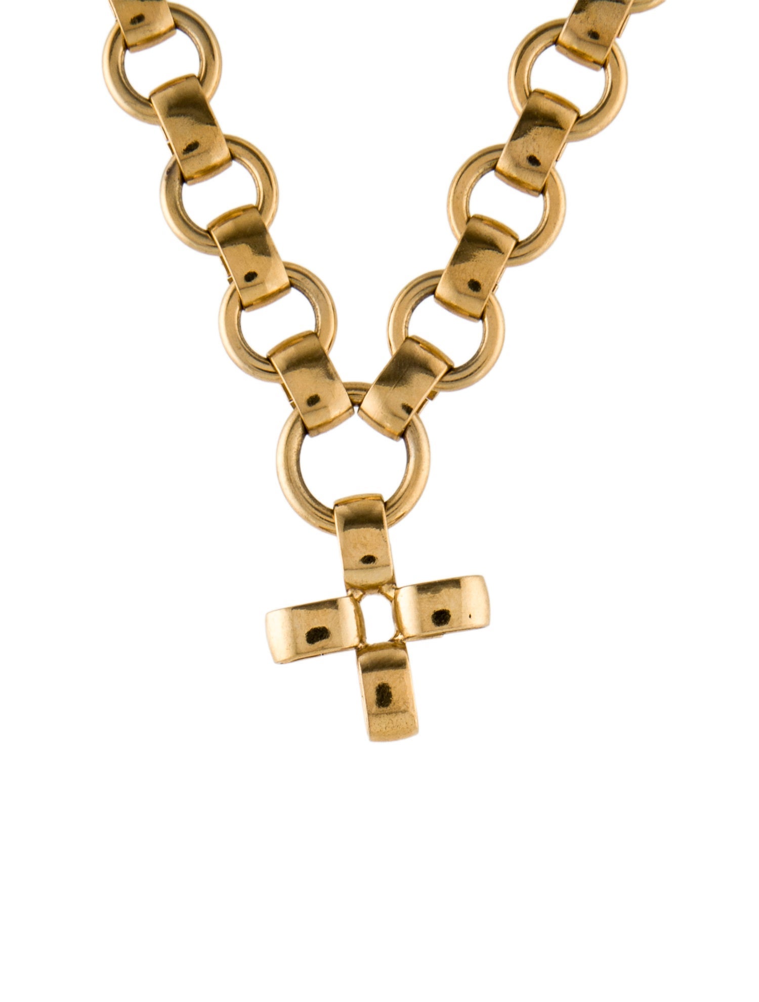 Laura Lombardi Fiore Cross Pendant Necklace