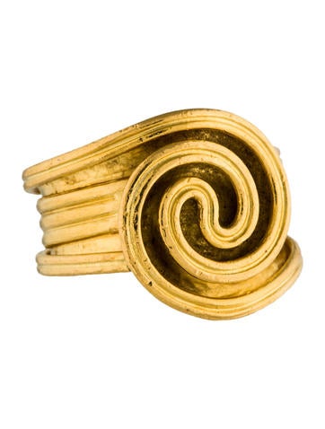Lalaounis 18K Swirl Band