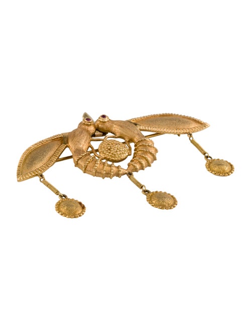 Lalaounis 18K Bees of Malia Brooch Pendant