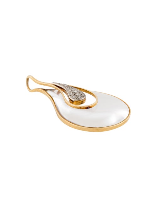 Lalaounis 18K Quartz & Diamond Pendant