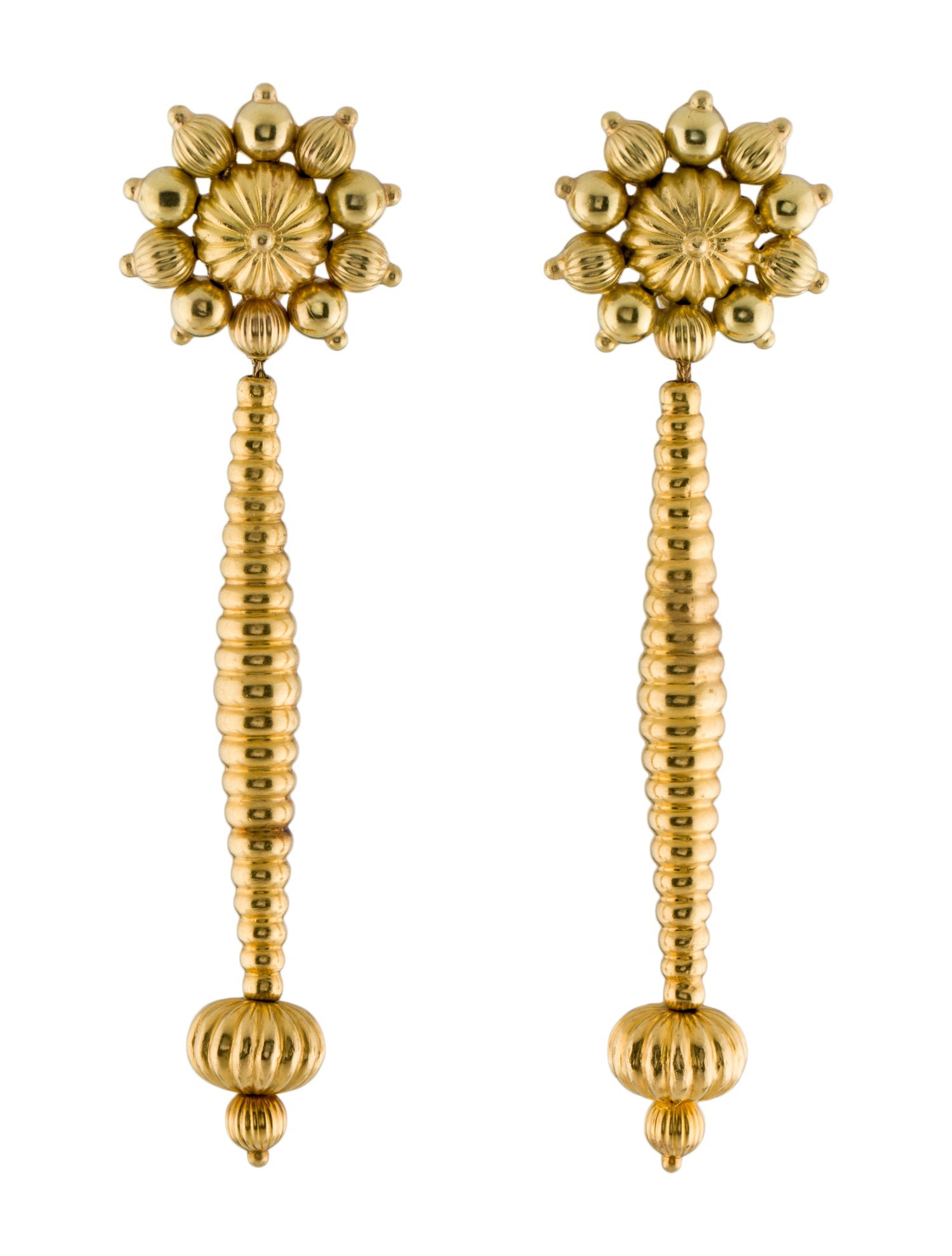 Lalaounis 18K Drop Earclips