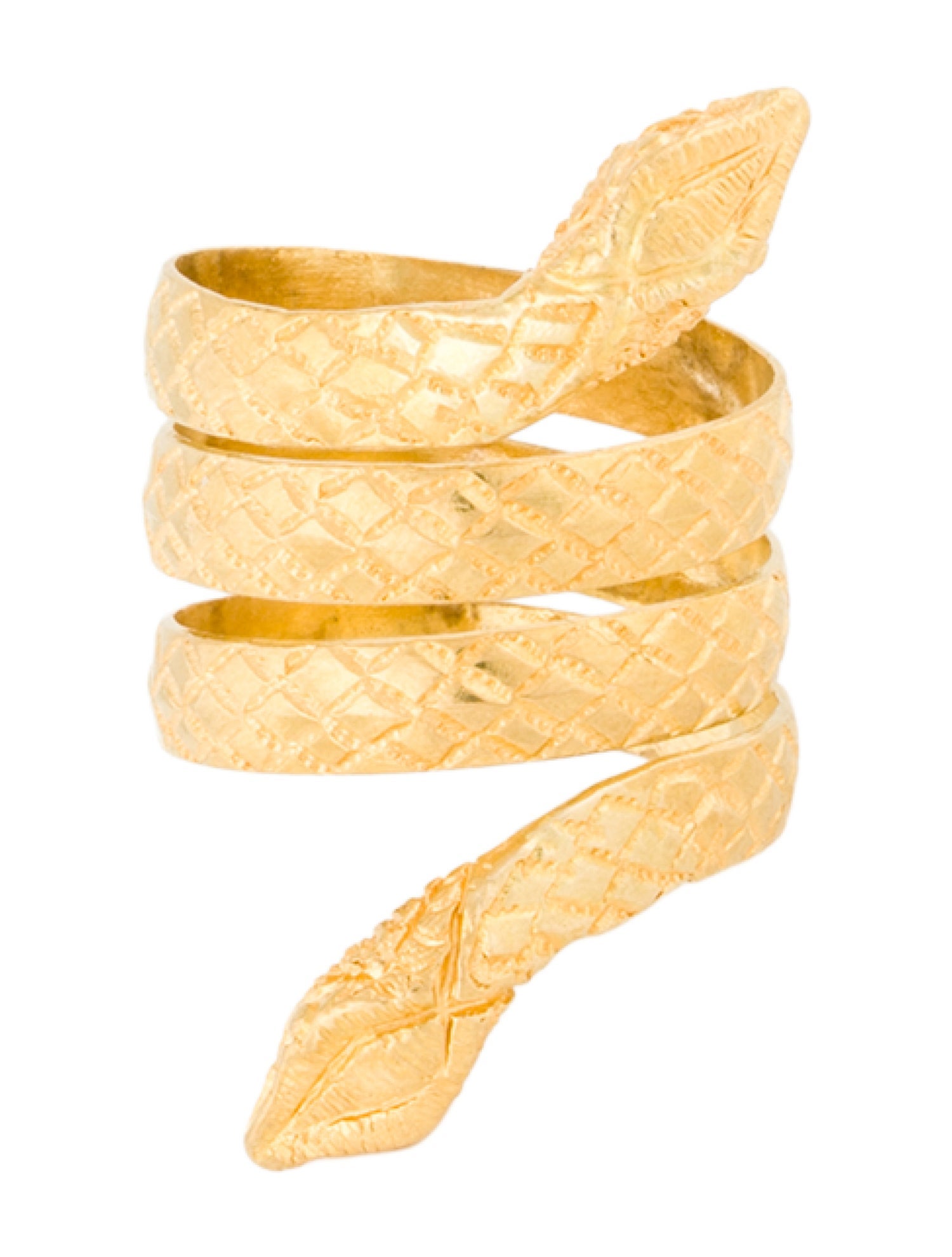 Lalaounis 18K Snake Coil Cocktail Ring