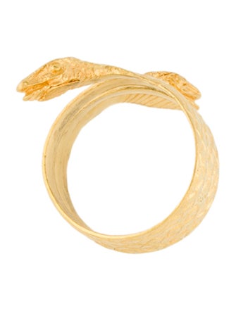 Lalaounis 18K Snake Coil Cocktail Ring