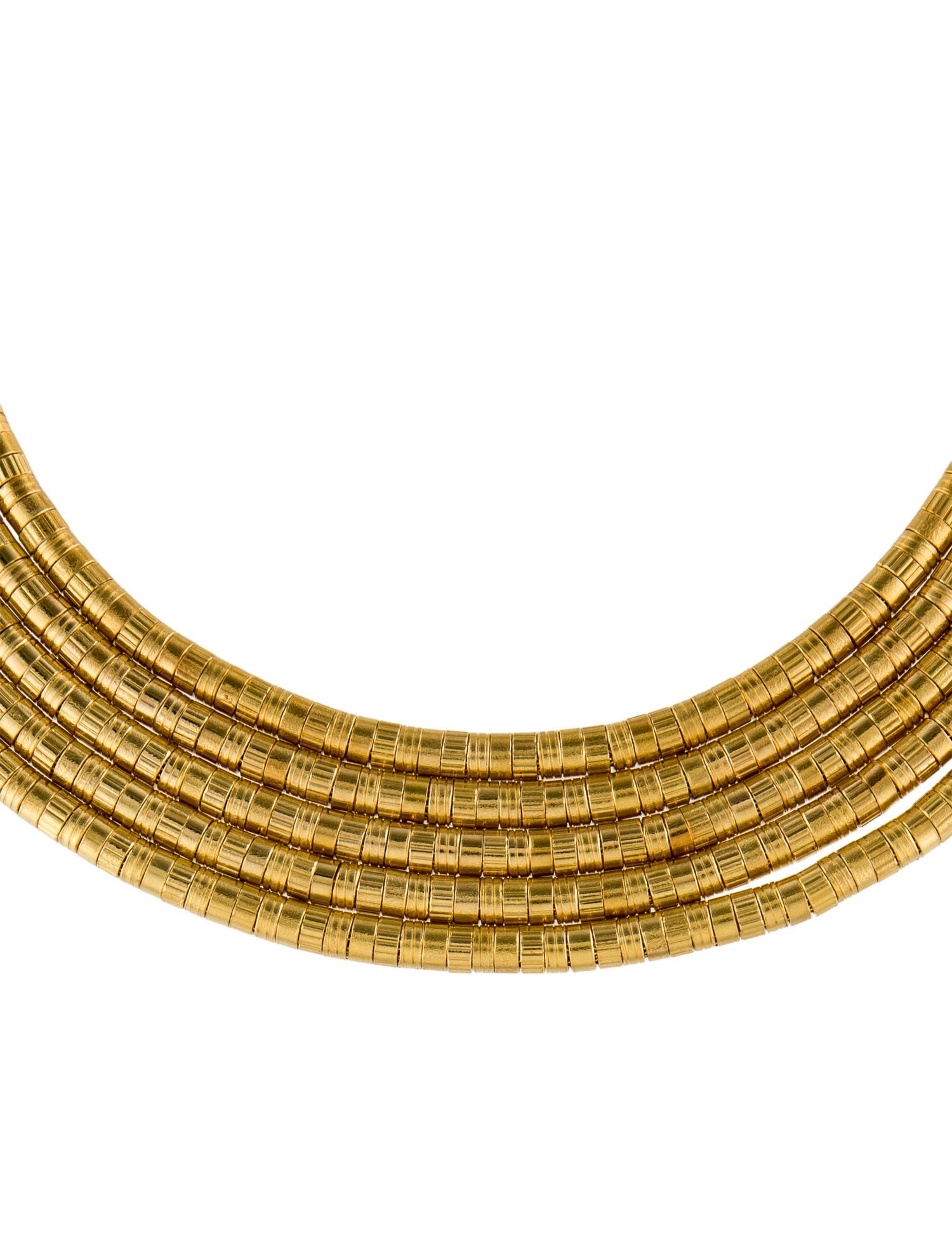 Lalaounis 18K Helen of Troy Flexible 5-Row Collar