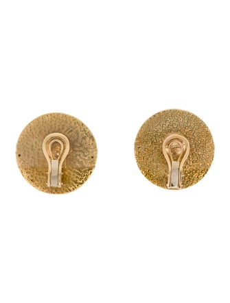 Lalaounis 18K Concentric Circle Earclips