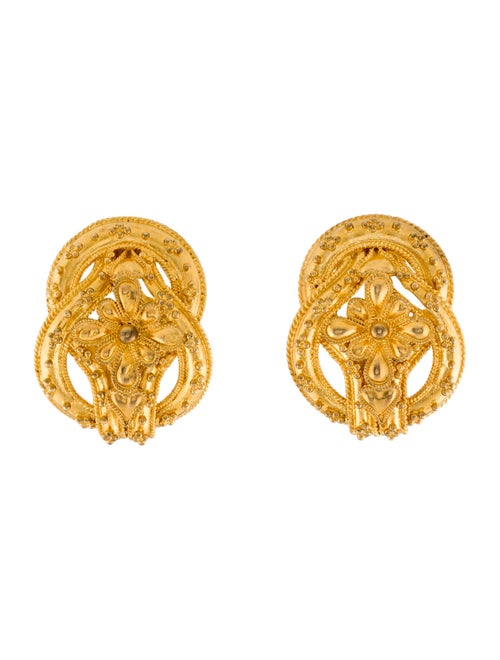 Lalaounis 18K Hercules Knot Earclips