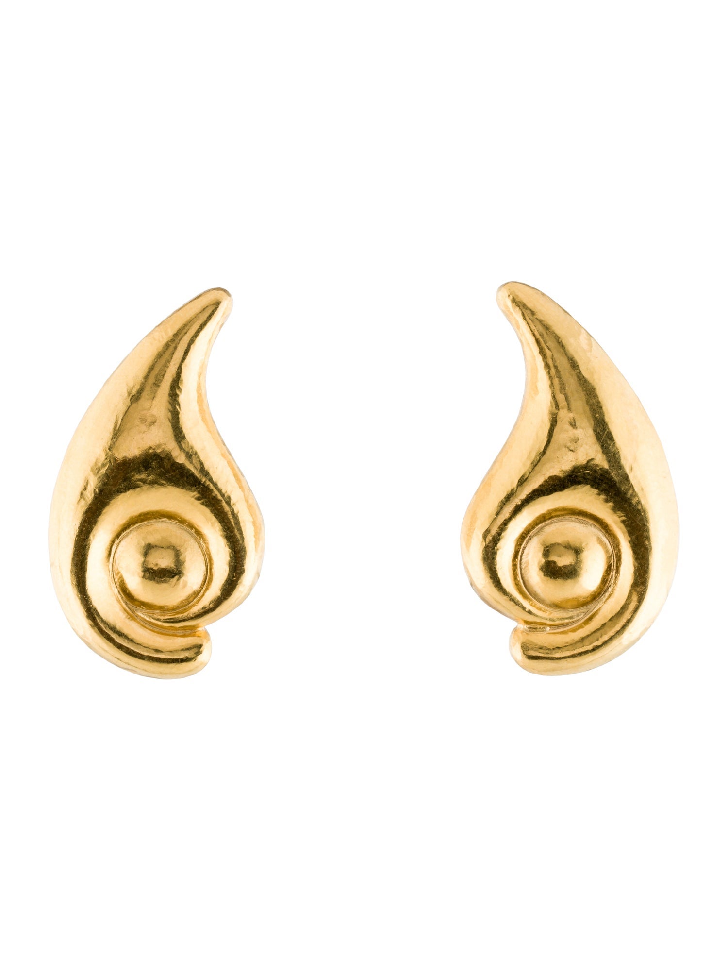 Lalaounis Hammered Spiral Clip-On Earring