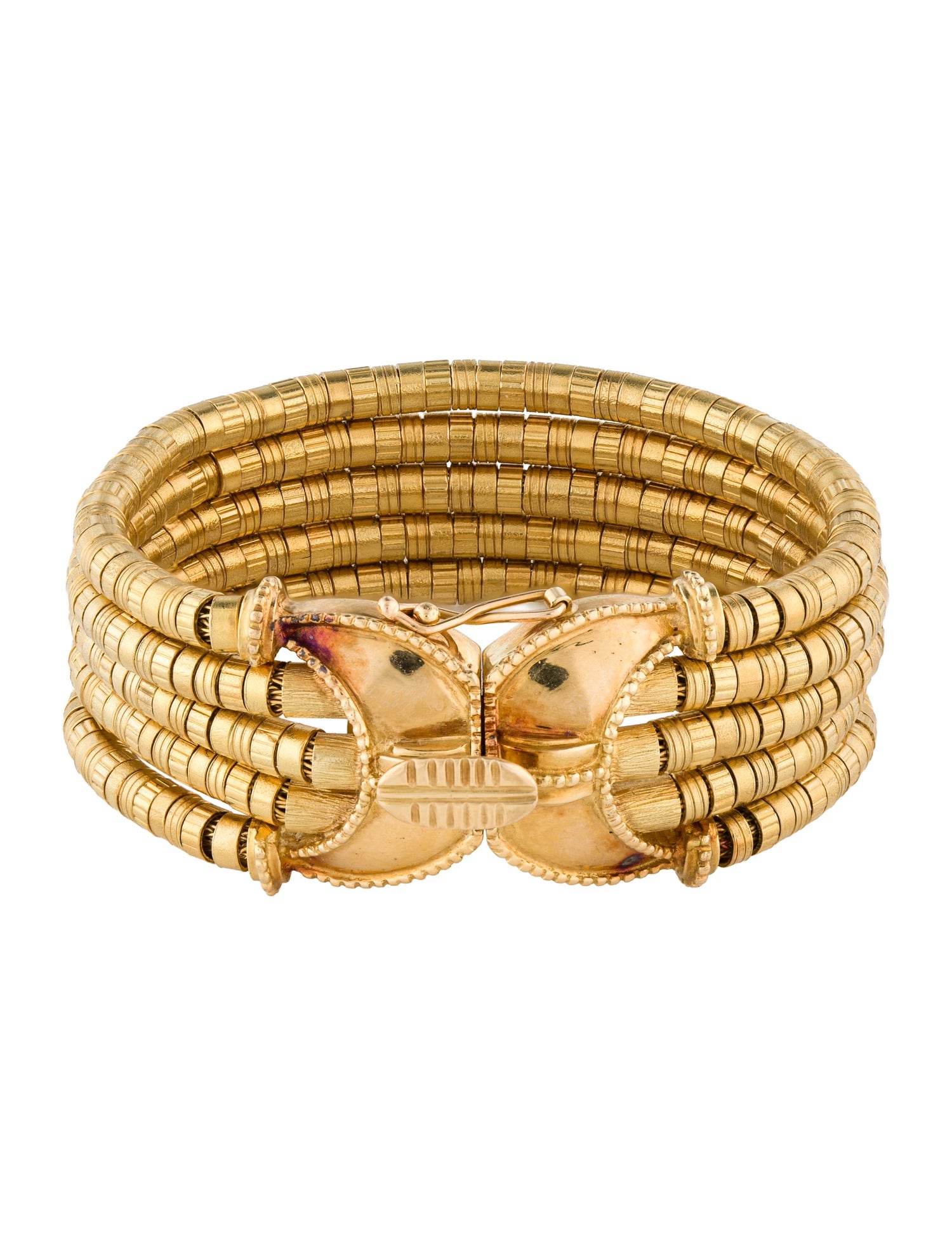 Lalaounis 18K Helen Of Troy Link Bangle Bracelet