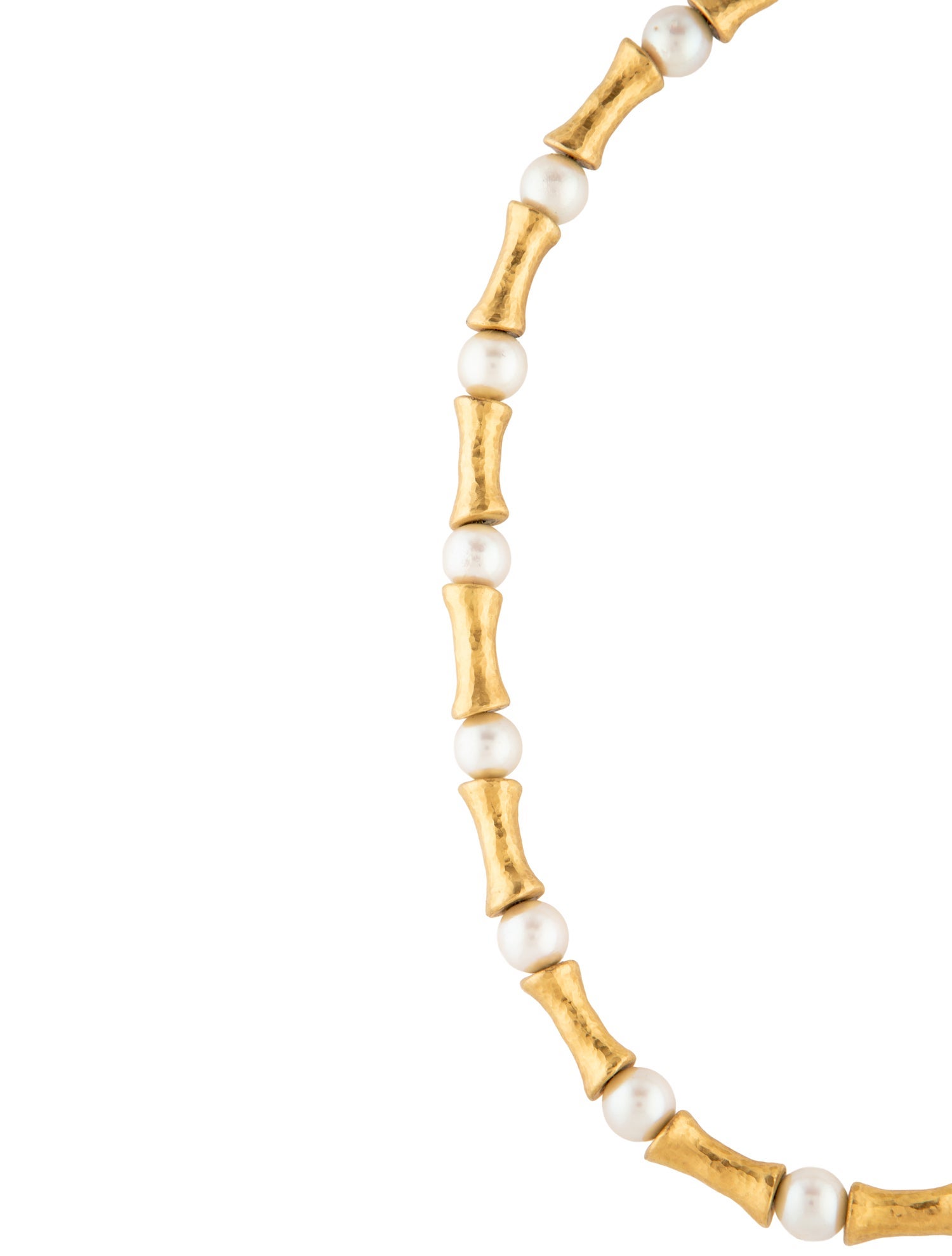 Lalaounis 18K Pearl Station Necklace