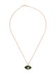 Marlo Laz 14K Jade & Ruby Micro Eyecon Pendant Necklace
