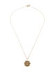 Marlo Laz 14K Alphabet 'J' Coin Pavé Charm w/ Lolo Chain Necklace