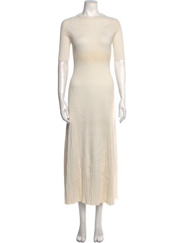 Loulou Dresses Crew Neck Long Dress S