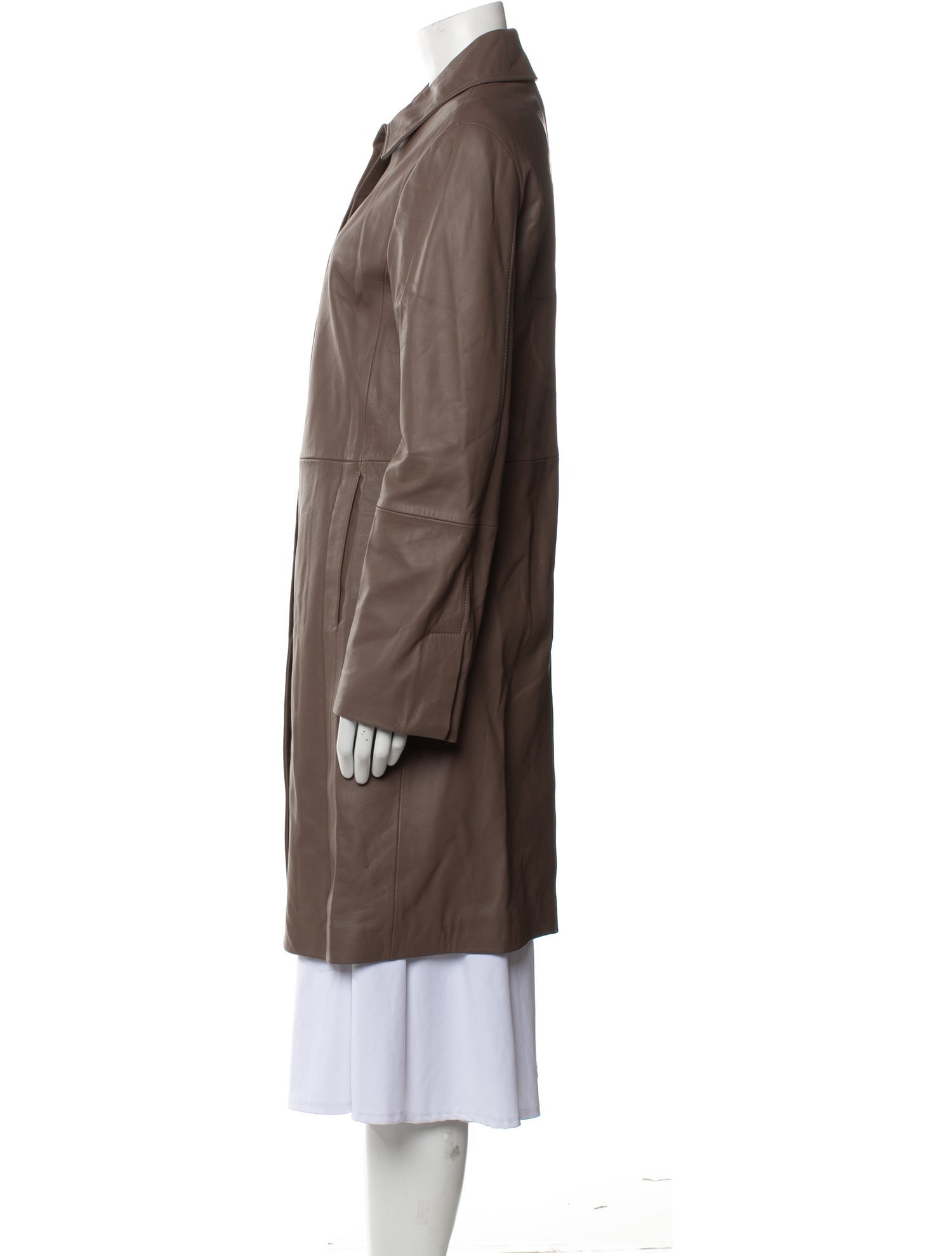 LOULOU Lamb Leather Coat