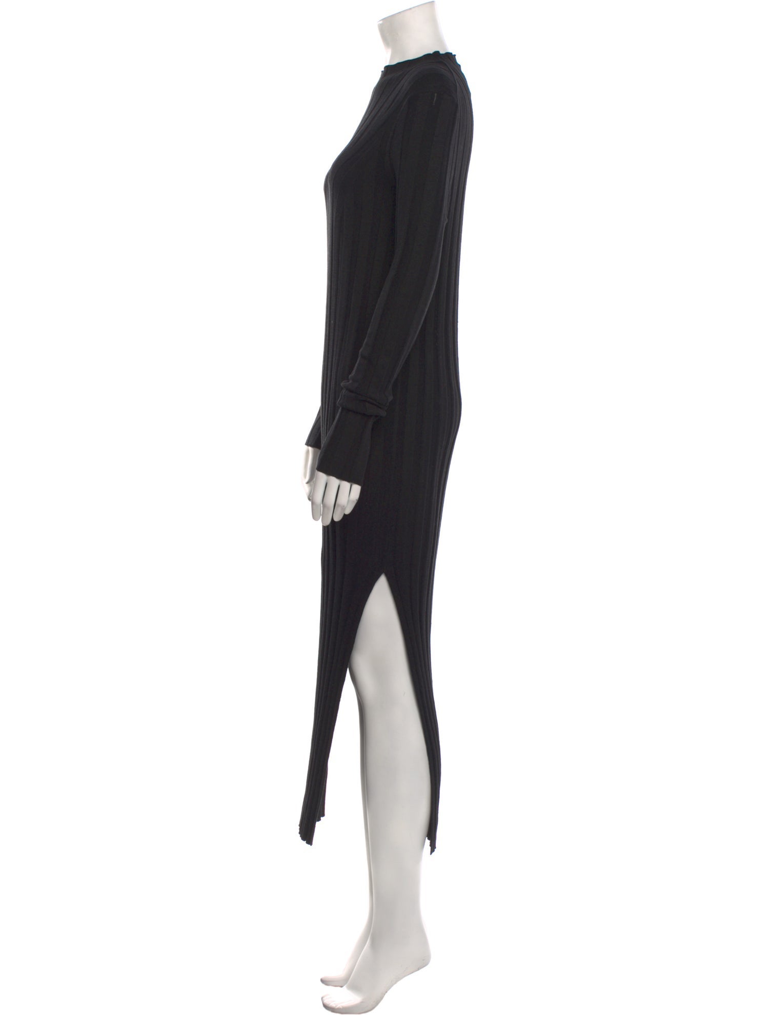 LOULOU Linen Midi Length Dress