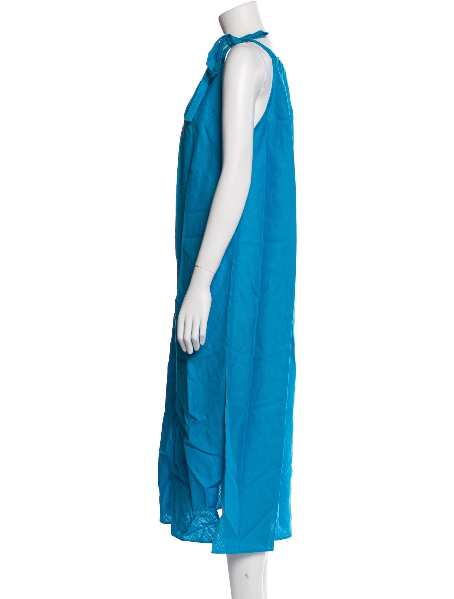 LOULOU Halterneck Long Dress