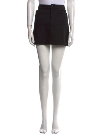 LOULOU Wool Mini Skirt