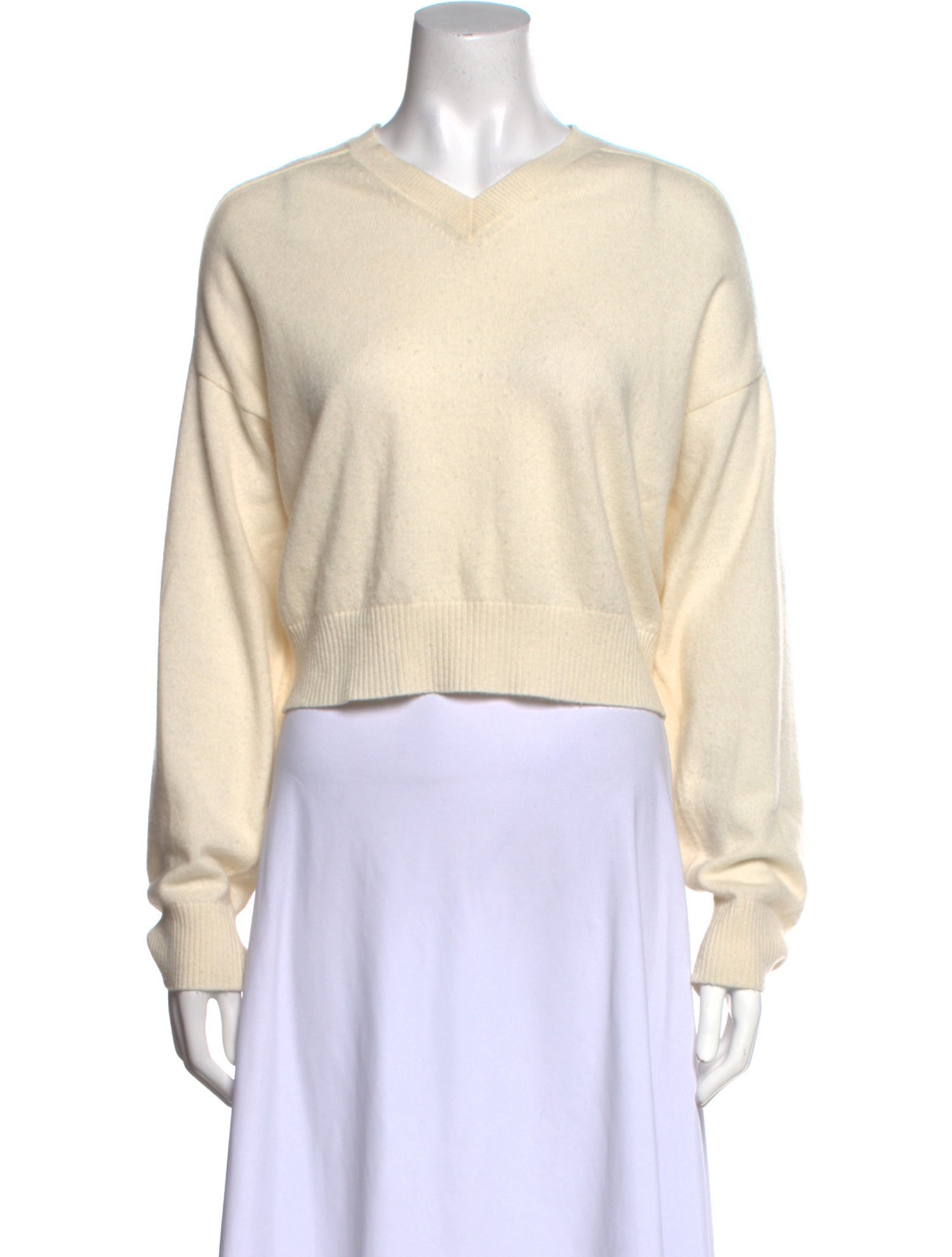 LOULOU Cashmere V-Neck Sweater