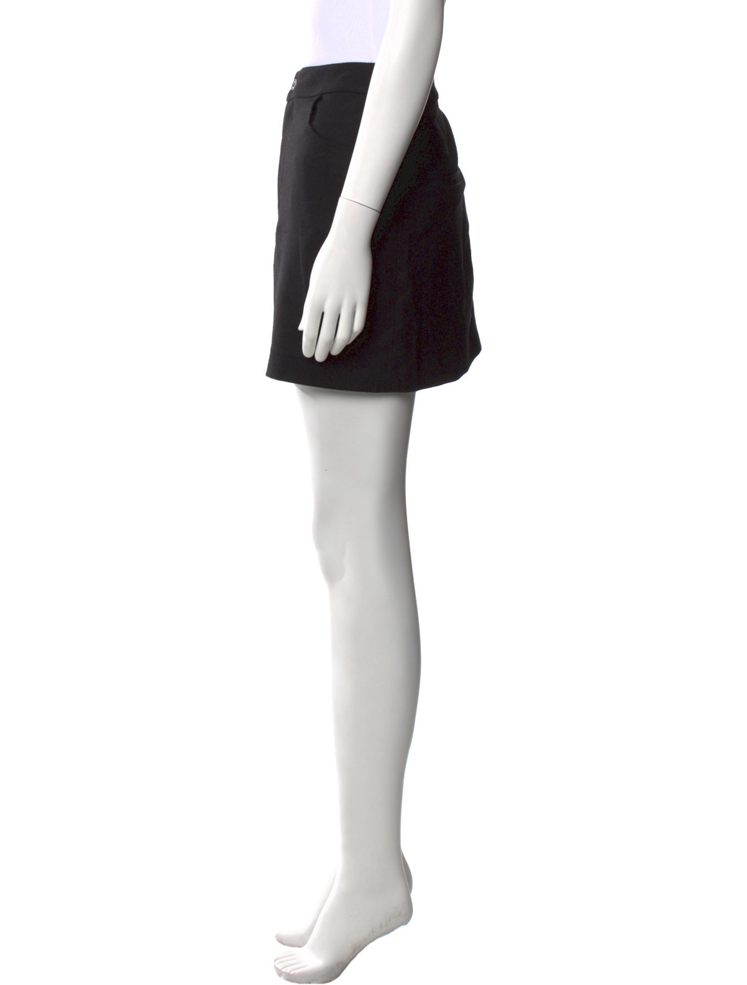LOULOU Wool Mini Skirt
