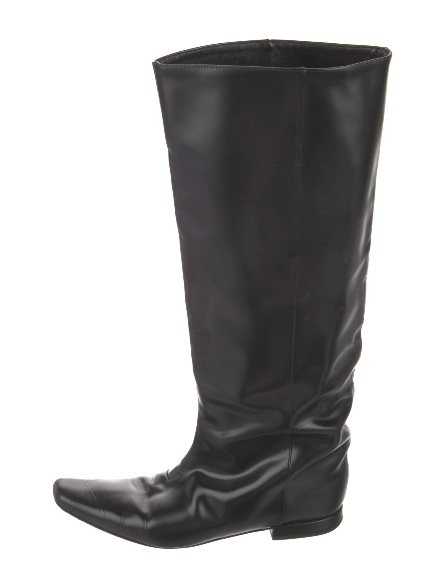 LOULOU Patent Leather Rain Boots